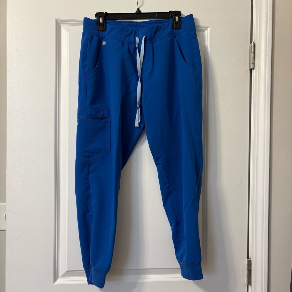 Women's Royal Blue Zamora™ - Petite Jogger Scrub Pants - M - Petite / Royal
